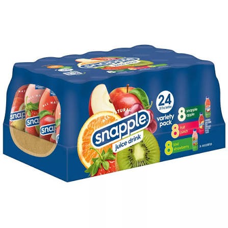 Snapple Juice Drink Variety Pack – 16 fl. oz. (24 Pack)