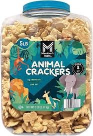Animal Crackers, Original Flavor – 5 lb. Family Size Bulk Container