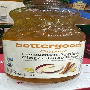 Organic Cinamon Apple & Ginger Juice Blend