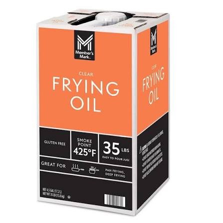 Member's Mark Clear Frying Oil – 35 lbs
