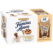 Famous Amos Chocolate Chip Cookies – 2 oz. (42 Count)