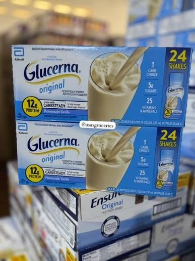 Glucerna 12g Protein Small Meal Replacement Shake – Homemade Vanilla, 8 fl. oz. (24 Pack)