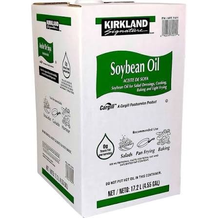 Kirkland Signature Soybean Oil – 35 Pounds