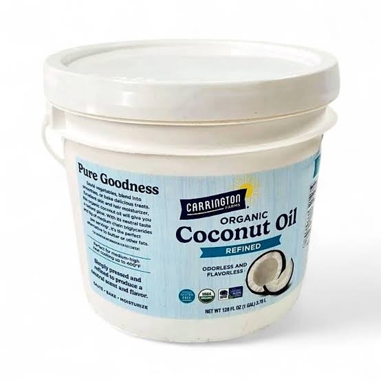 Carrington Farms Refined Coconut Oil – 128 fl. oz.