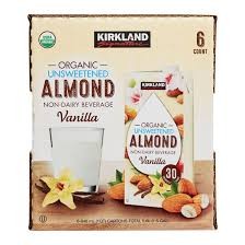 Kirkland Signature Organic Almond Beverage – Vanilla, 32 fl. oz. (6 Count)