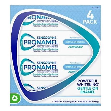 Sensodyne Pronamel Advanced Whitening Toothpaste – 6.5 oz. (4 Pack)
