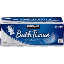 Kirkland Signature Bath Tissue – 2-Ply, 380 Sheets, 30 Count
