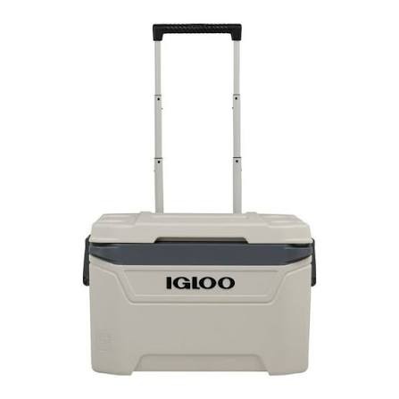 Igloo Bone White & Gray 60-Quart Sunset Roller Cooler