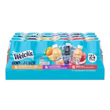 Welch's 100% Juice Variety Pack – 10 fl. oz. (24 Pack)