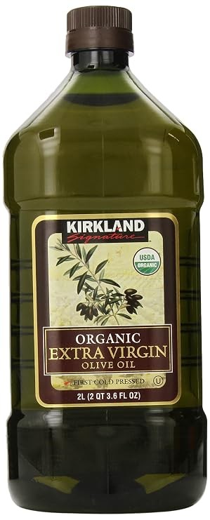 Kirkland Signature Organic Extra Virgin Olive Oil – 2L (2 qt 3.6 fl. oz.)