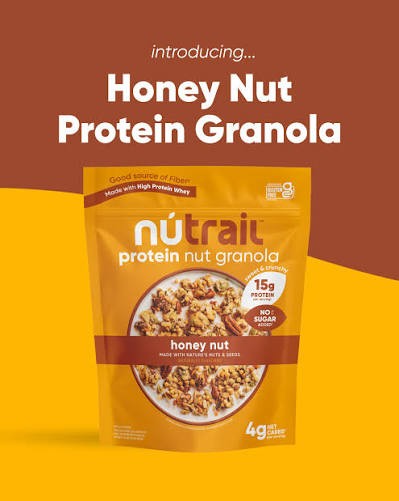 Nutrail Protein Nut Granola – Honey Nut