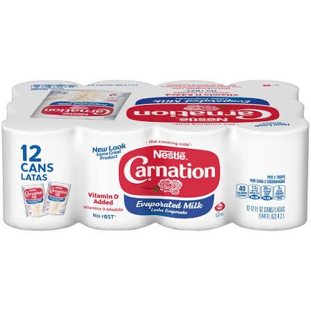 Carnation Evaporated Milk – 12 fl. oz. (12 Count)