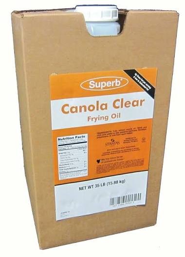 Superb Canola Clear Fry Oil – 35 lb